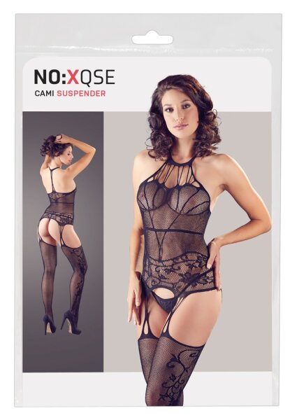 Cami Suspender Set S-L | NO:XQSE