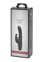 Vibratore Per Coniglio Slimline Greedy Girl Nero | Fifty...