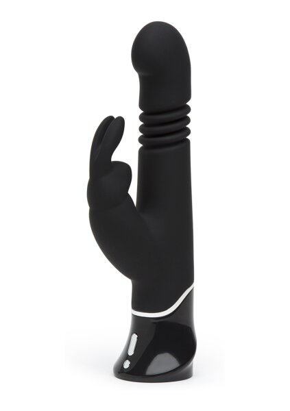 Vibromasseur Rabbit G-Spot Thrusting Greedy Girl Noir | Fifty Shades Collection