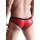 Wetlook Mens brazilian style briefs - Red M