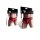 Wetlook Mens brazilian style briefs - Red M