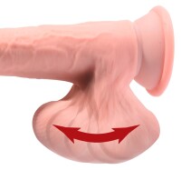 Pene A Tripla Densità Con Palle Oscillanti | King Cock Plus