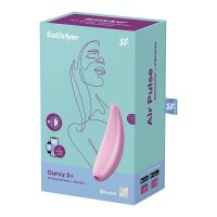 Curvy 3+ Air Pulse Stimulator + Vibration Rose | Satisfyer