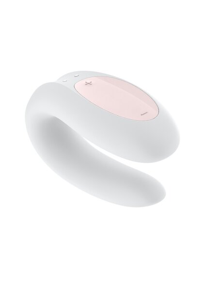 Double Joy Partner Vibrator - White