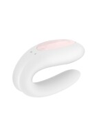 Double Joy Partner Vibrator - White