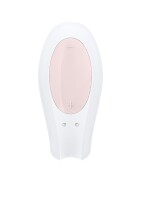 Double Joy Partner Vibrator - White