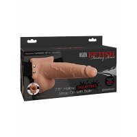 Fetish Fantasy 7.5 Hollow Squirting Strap-On Con Palle,...