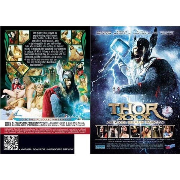 Thor XXX: A Porn Parody by Axel Braun 2DVDs