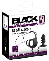 Cage à Billes Avec Plug Anal | Black Velvets