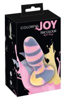 Plug Anale Tricolore | Colorful Joy