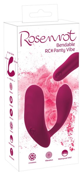 Biegsame RC Panty Vibe | Rosenrot