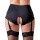 Slip Crotchless Con Reggicalze XL | Cottelli Collection Plus