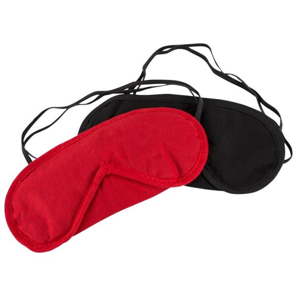 Blindfold Set Confezione Da 2 Rosso/Nero