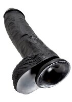 10 Inch Cock - With Balls - Black