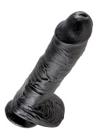 10 Inch Cock - With Balls - Black