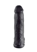 Pene Da 30,5 cm Con Palline Nero | Pipedream