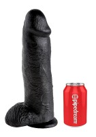 Pene Da 30,5 cm Con Palline Nero | Pipedream