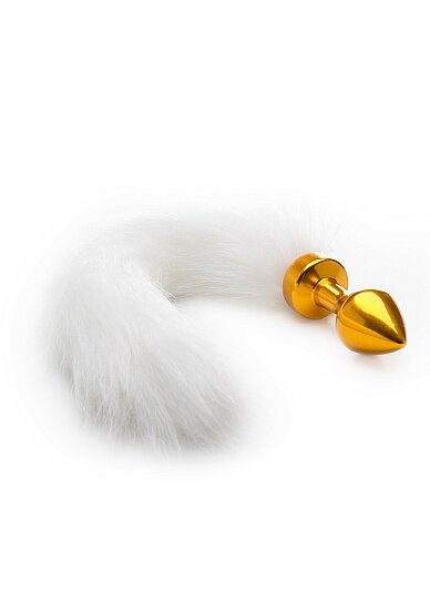 White Tail Buttplug Gold | Ouch!