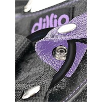 Dillio Purple - 7 Inch Strap-On Suspender Harness Set