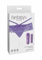 Crotchless Panty Thrill-Her - Purple