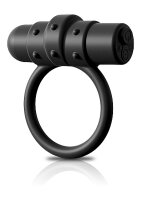 Anello A C In Silicone Vibrante Nero | Pipedream