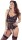 Body Avec Bretelles Et Rayures De Velours 75C | Cottelli Collection Lingerie