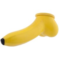 Housse De Pénis En Latex Banane / jaune - L19 cm -...