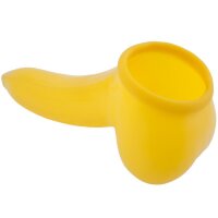 Housse De Pénis En Latex Banane / jaune - L21 cm -...